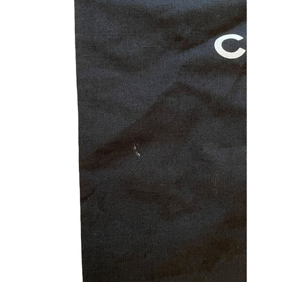 Chanel Small Black Dust Bag Cotton Drawstring Storage Travel Packable Organize - Picture 5 of 5